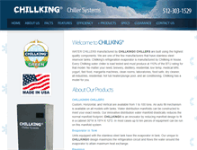 Tablet Screenshot of chillking.com